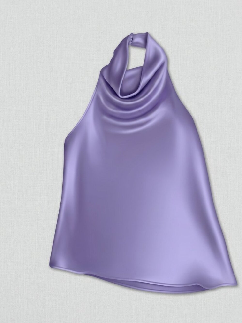 DO+BE Purple Silk Top